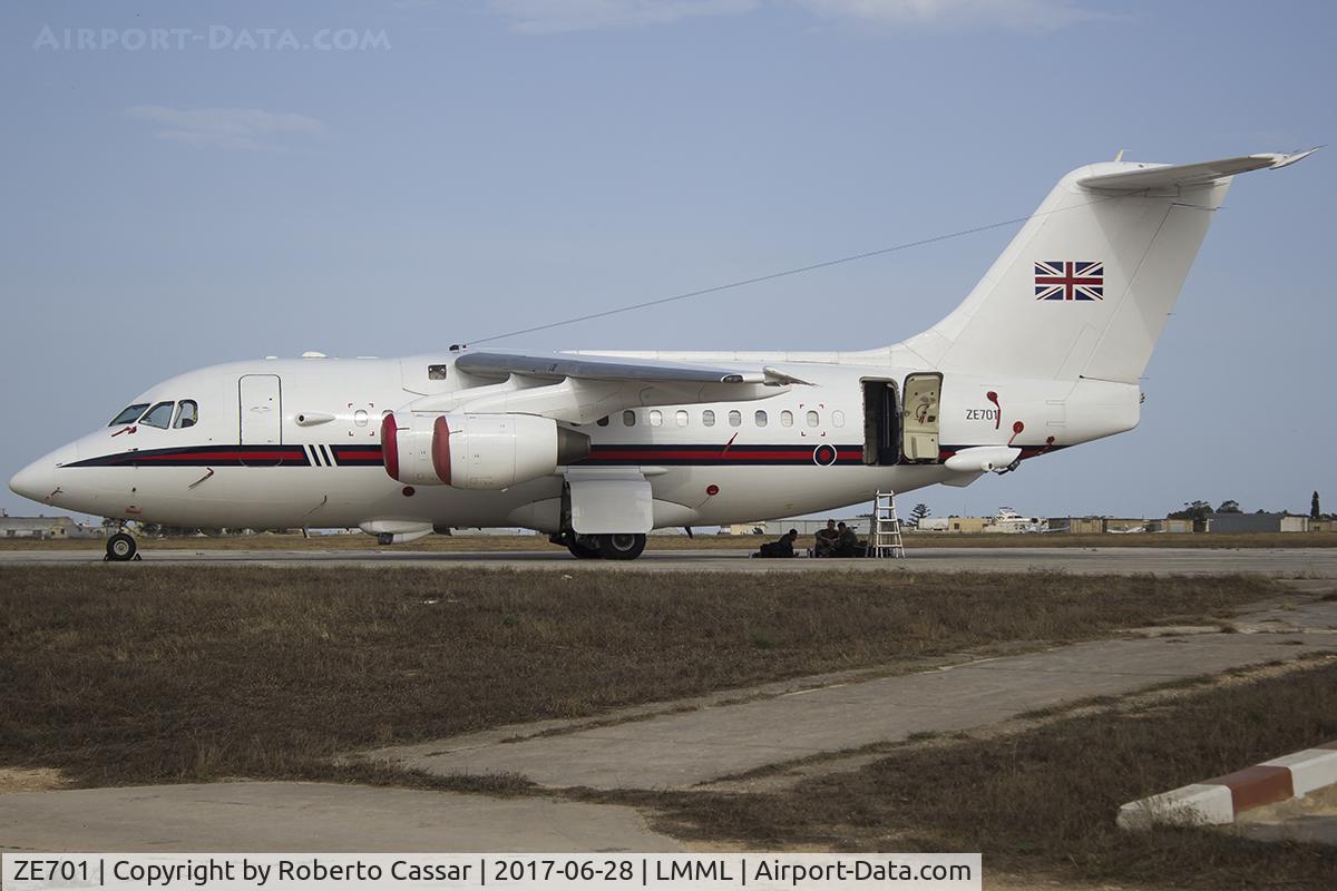 ZE701, 1985 British Aerospace BAe.146 CC.2 C/N E1029, Park 4