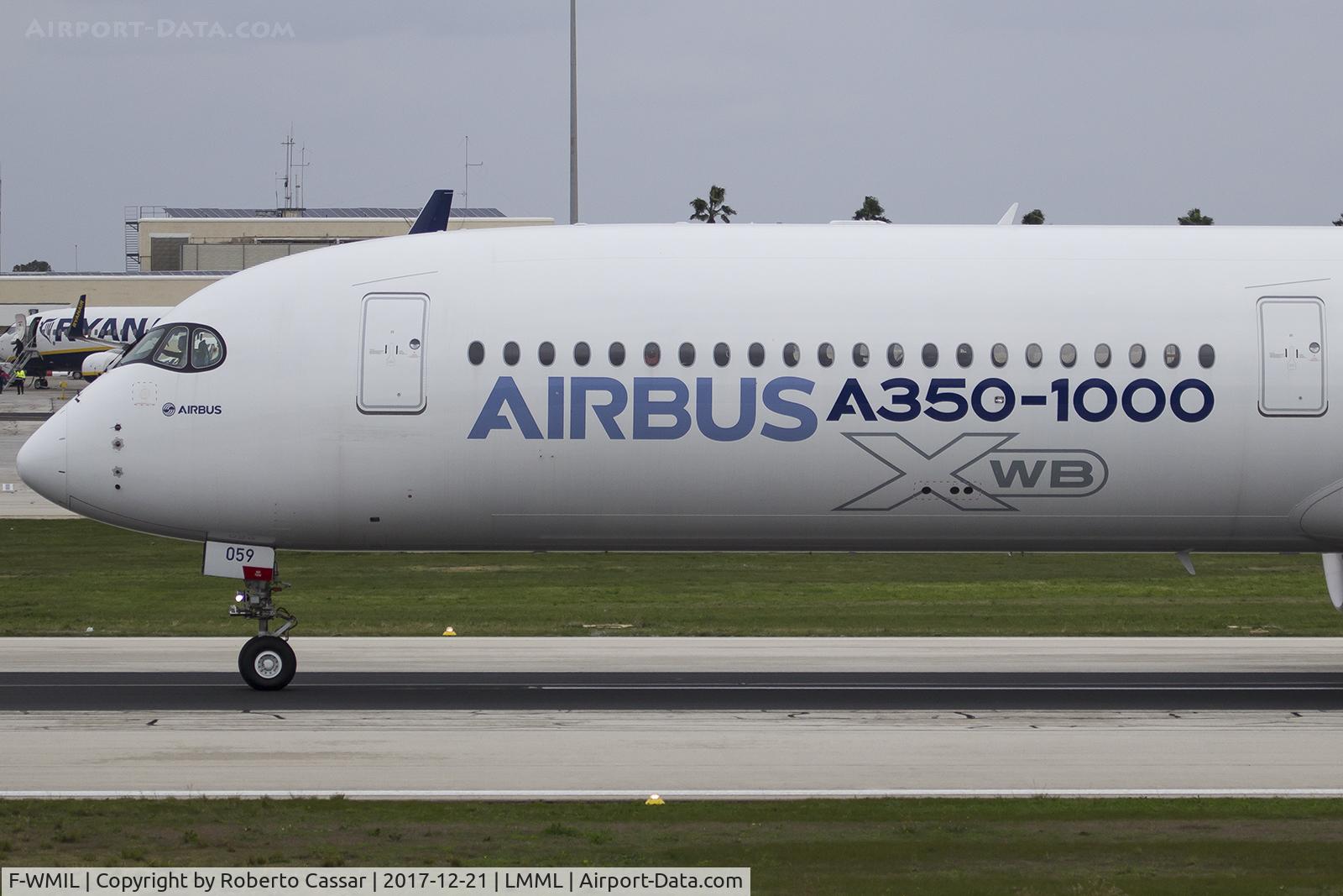 F-WMIL, 2016 Airbus A350-1041 C/N 059, Runway 31