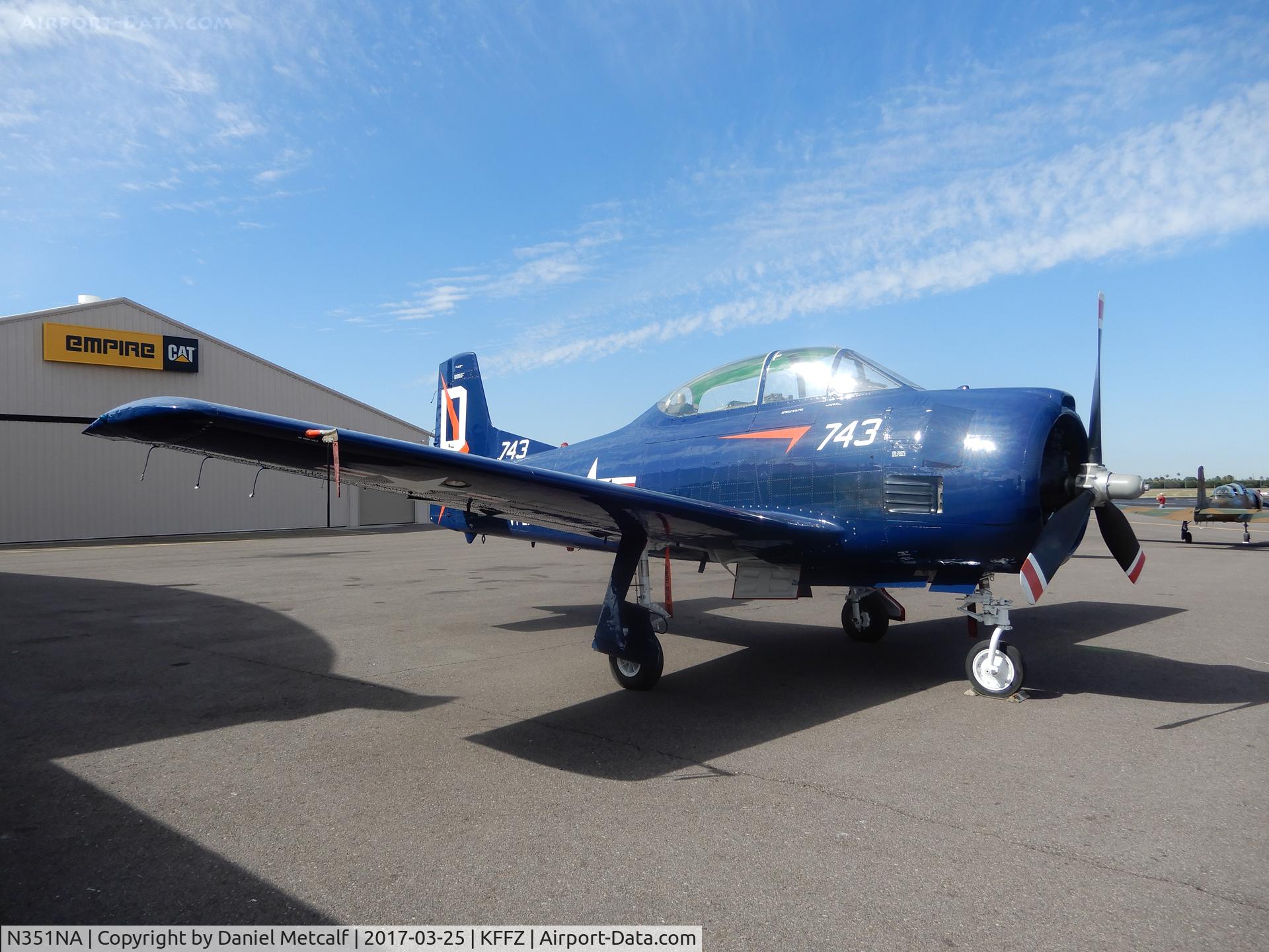 N351NA, 1955 North American T-28B C/N 138286, Falcon Field Municipal Airport Open House 2017
