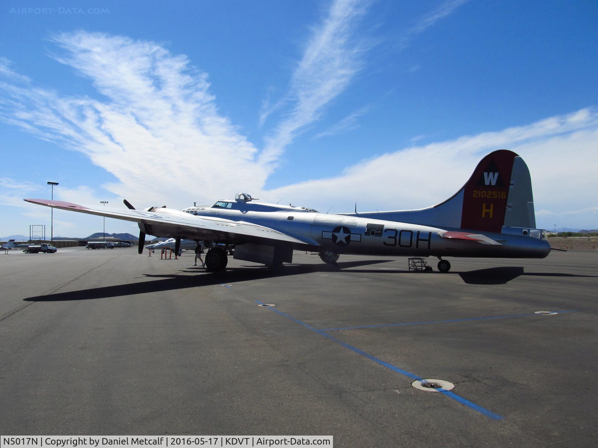 N5017N, 1944 Lockheed/Vega (Boeing) B-17G-105-VE Flying Fortress C/N 8649, Seen at Phoenix Deer Valley
