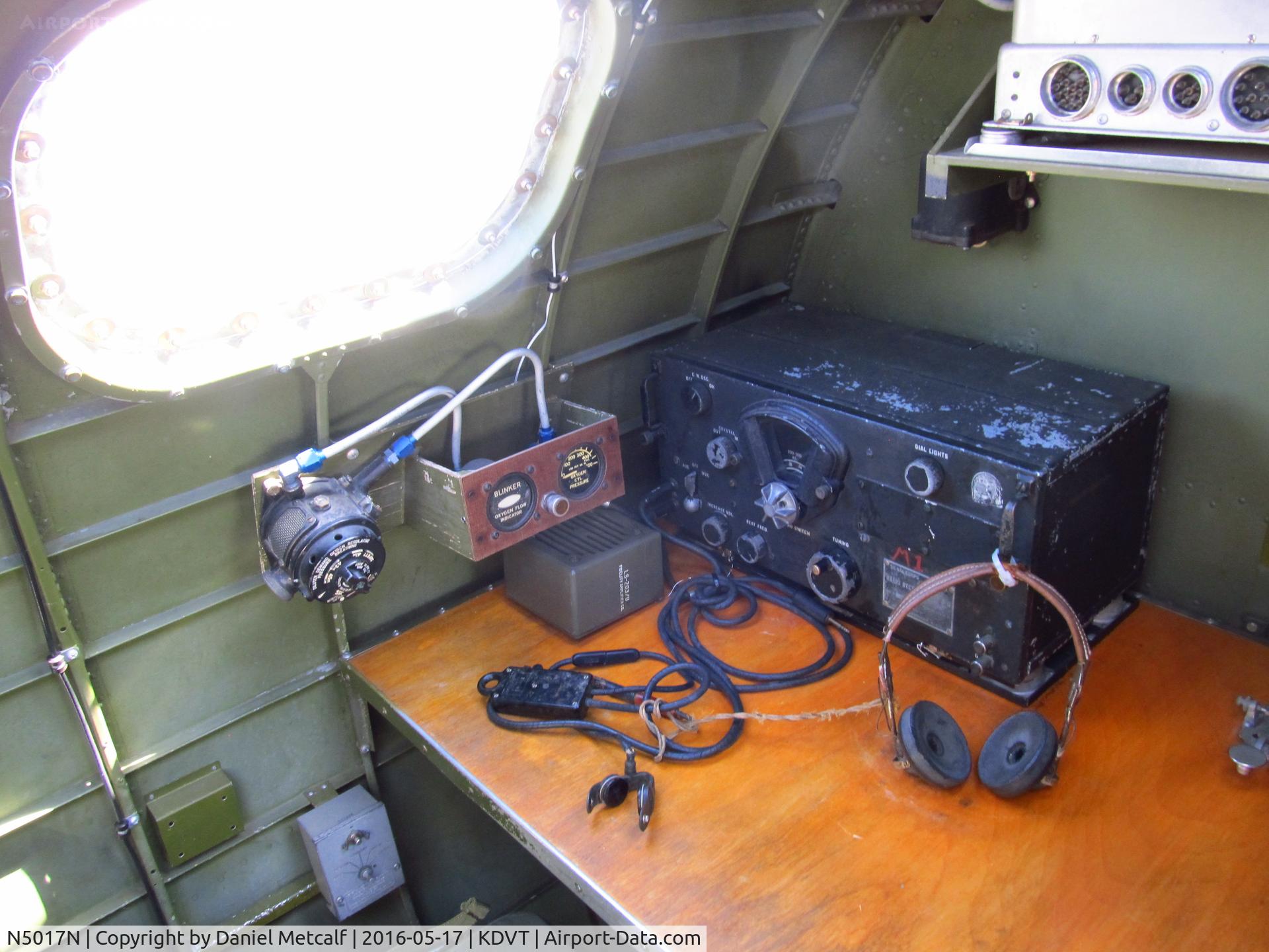 N5017N, 1944 Lockheed/Vega (Boeing) B-17G-105-VE Flying Fortress C/N 8649, The Navigator's Compartment