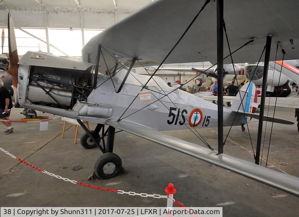 38, Stampe-Vertongen SV-4C C/N 38, Preserved SV4C inside Rochefort Naval Museum... Coded as 15 ans serialed as 7 after restoration and paint.