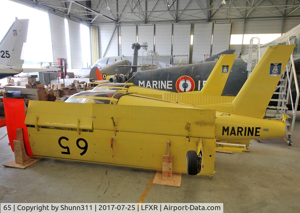 65, Morane-Saulnier MS.893-100S Rallye C/N 2465, New acquisition in 2017 for the Rochefort Naval Museum with a pair of French Navy Rallye.