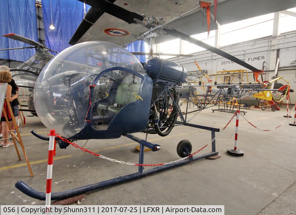 056, Bell 47G-1 C/N 056, Preserved French Navy Bell 47D at the Rochefort Naval Museum...