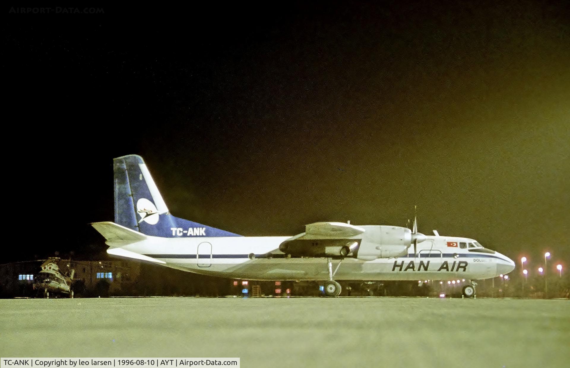TC-ANK, 1971 Antonov An-24B C/N 1730 72 06, Antalya 10.8.1996