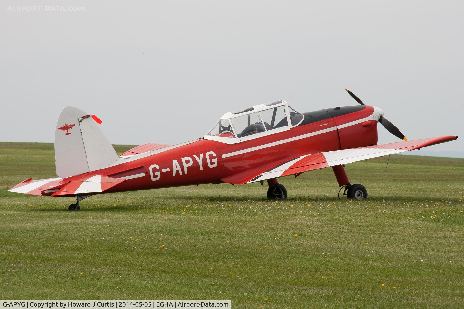 G-APYG, 1950 De Havilland DHC-1 Chipmunk T.10 C/N C1/0060, Privately owned