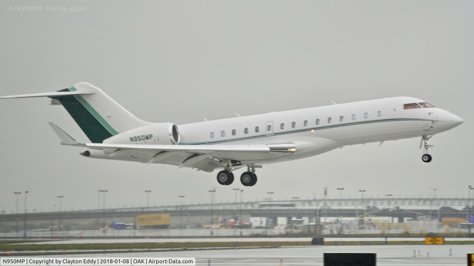 N950MP, 2016 Bombardier BD-700-1A10 Global Express C/N 9770, OAK 2018.