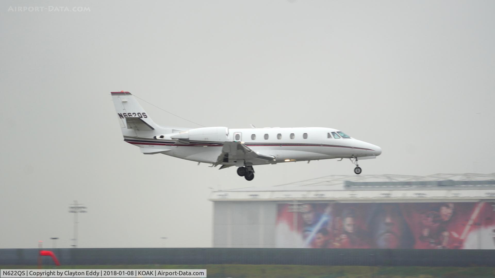 N622QS, 2002 Cessna 560XL Citation Excel C/N 560-5286, OAK 2018.