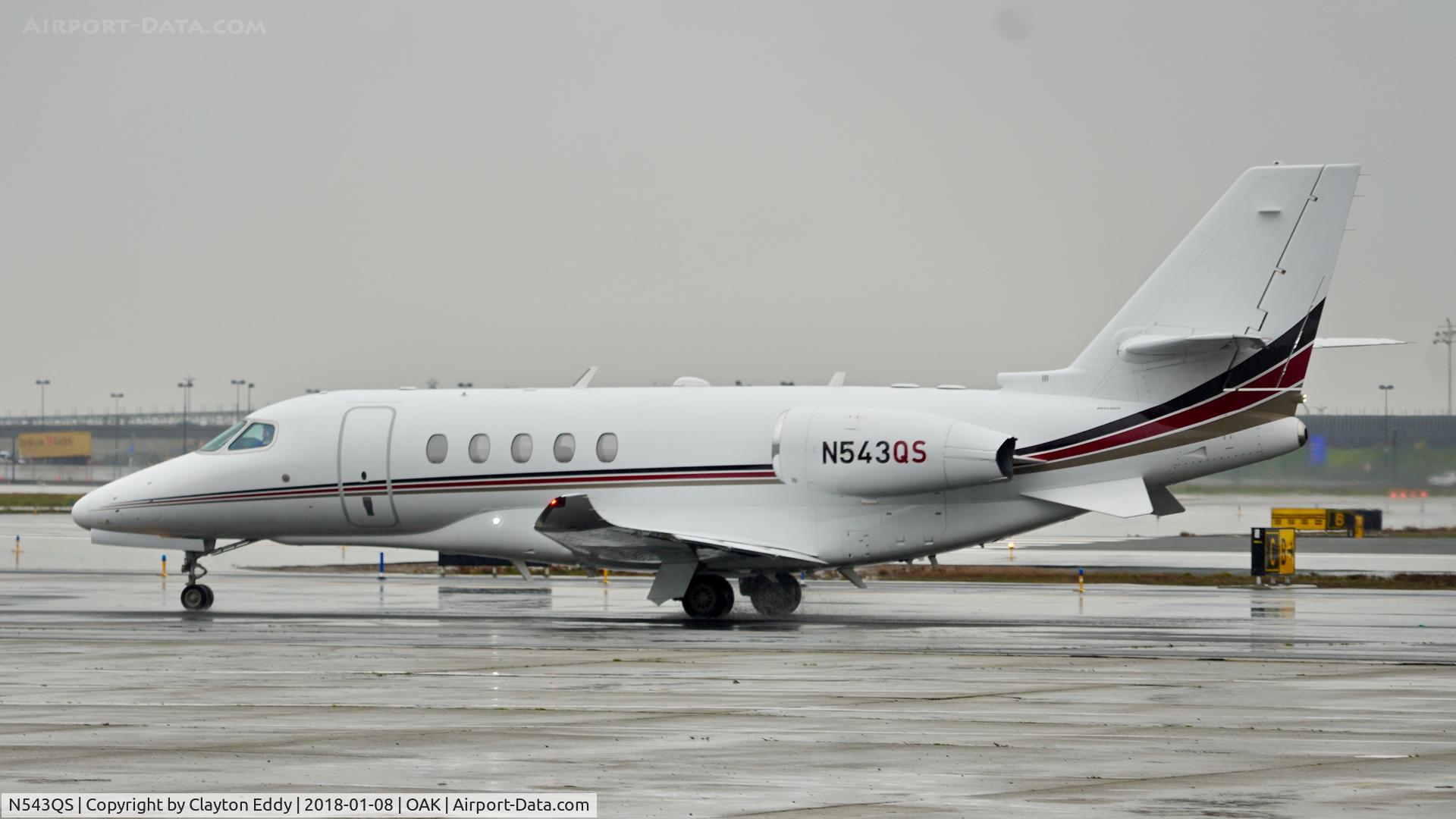 N543QS, 2017 Cessna 680A Citation Latitude C/N 680A-0092, OAK 2018.
