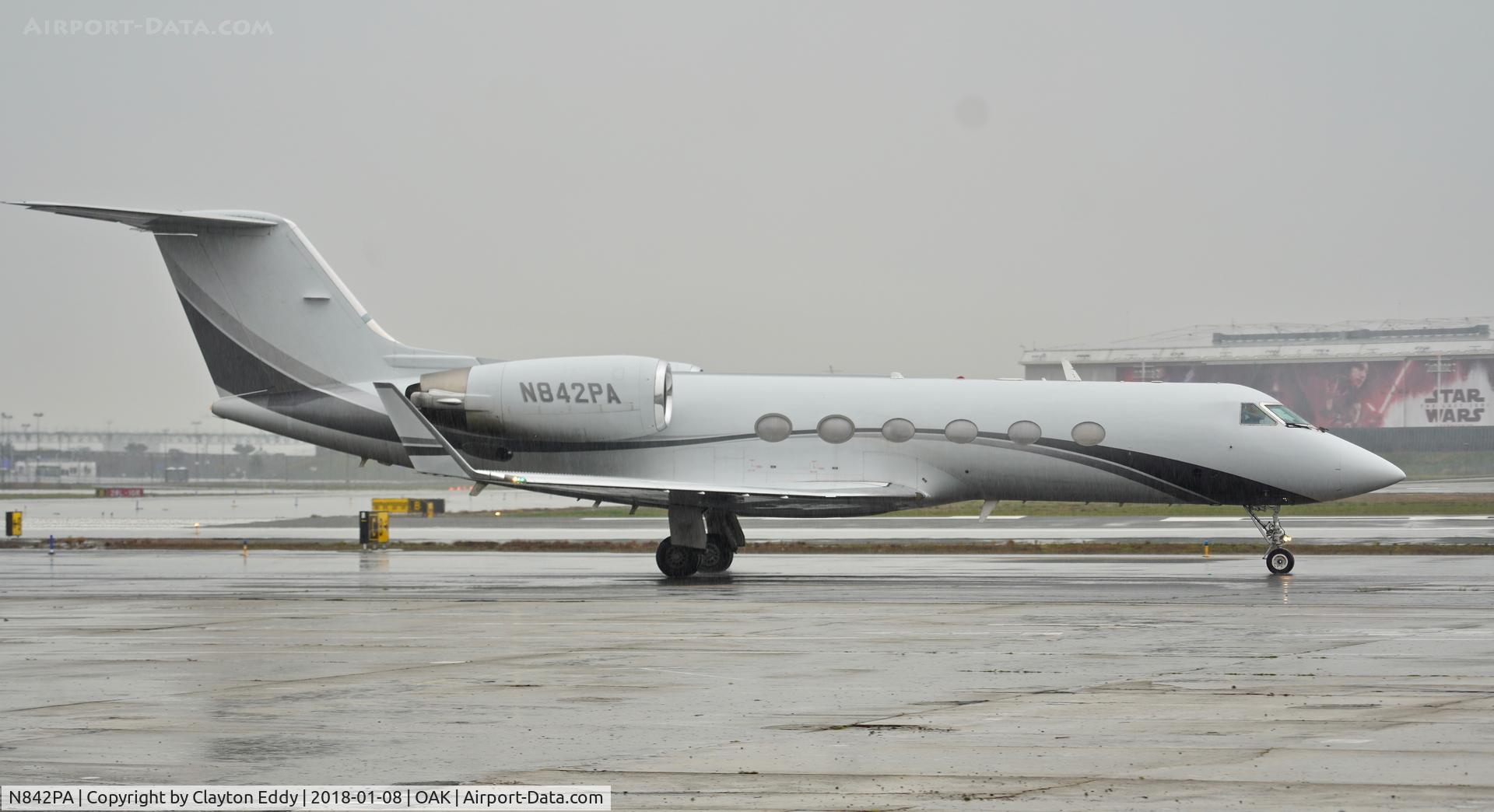 N842PA, 1988 Gulfstream Aerospace G-IV C/N 1057, OAK 2018.