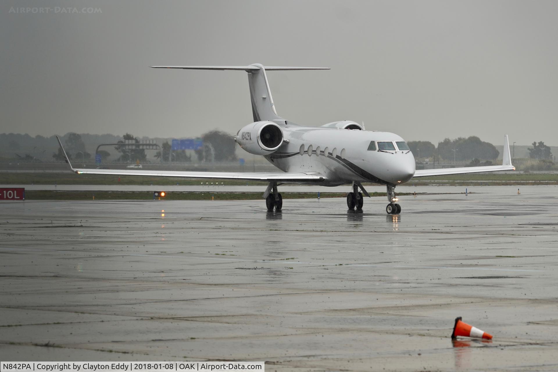 N842PA, 1988 Gulfstream Aerospace G-IV C/N 1057, OAK 2018.