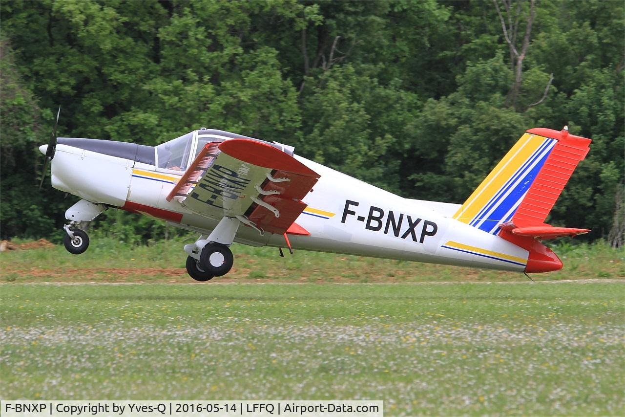 F-BNXP, Morane-Saulnier MS-880B Rallye Club C/N 839, Morane-Saulnier MS-880B Rallye Club, Take off, La Ferté-Alais (LFFQ) Air show 2016