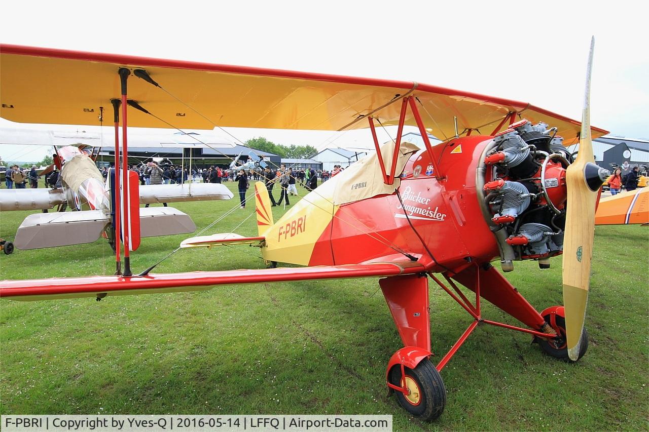 F-PBRI, 1937 Bucker Bu-133D-1 Jungmeister C/N 2008, Bucker Bu-133D-1 Jungmeister, Static display, La Ferté-Alais airfield (LFFQ) Airshow 2016