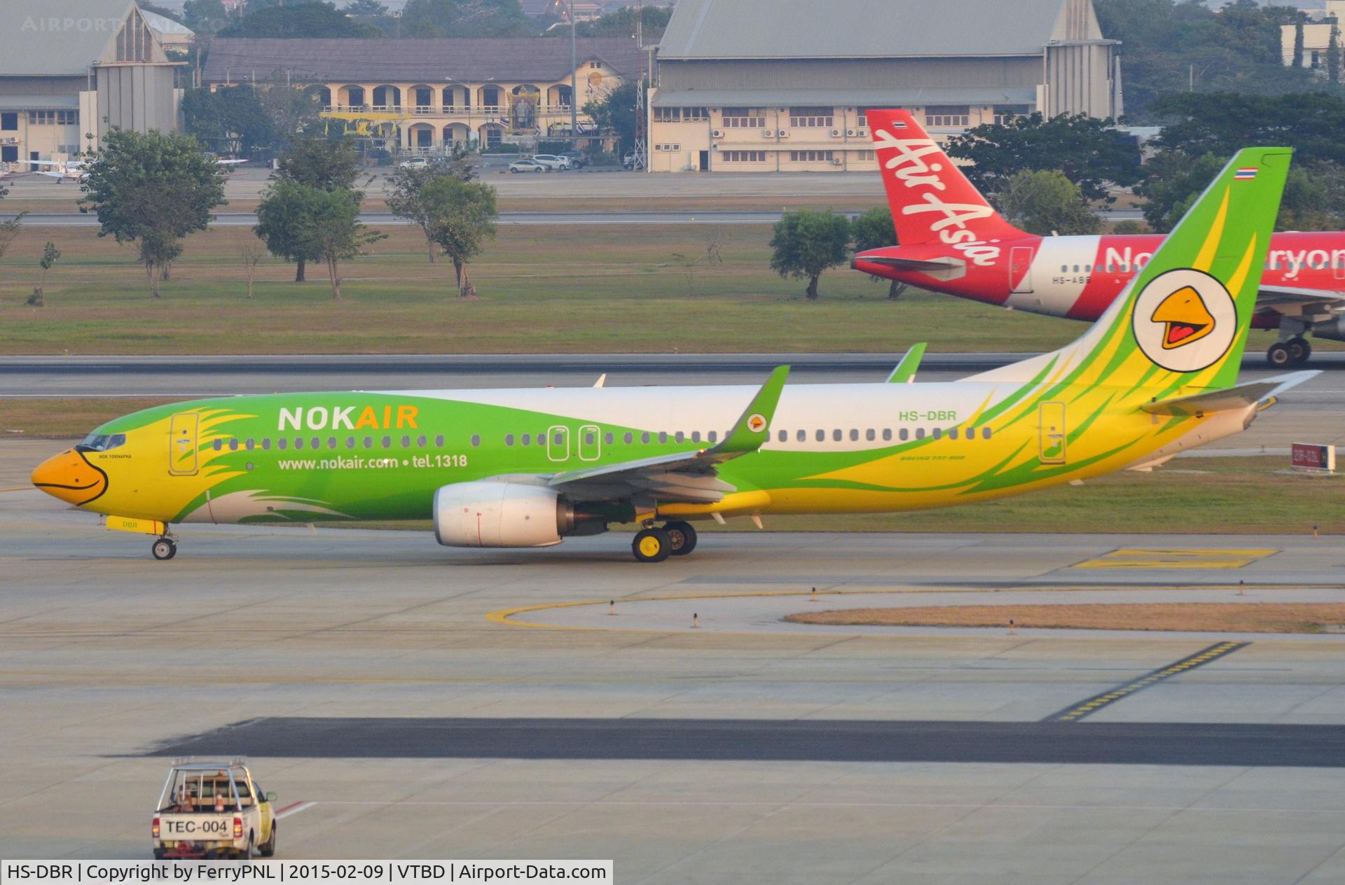HS-DBR, 2014 Boeing 737-86N C/N 43420, Nok B738 taxying for departure.