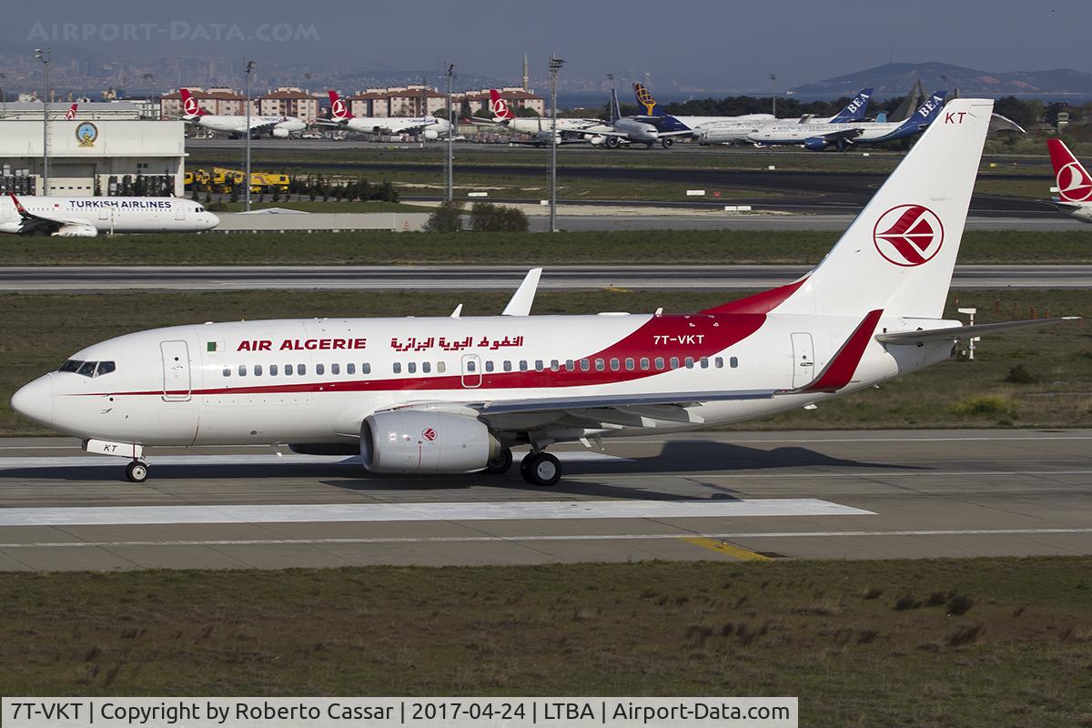 7T-VKT, 2016 Boeing 737-7D6C C/N 61341 / 6060, Istanbul Ataturk