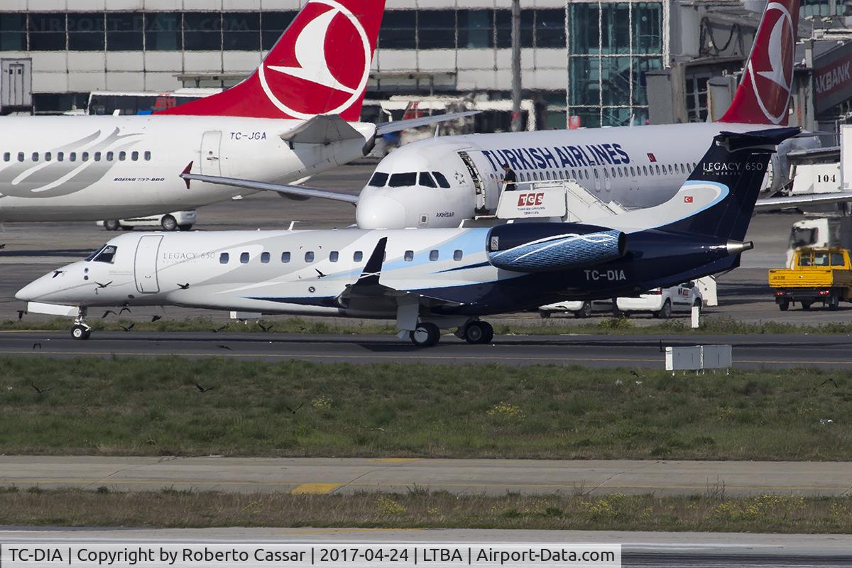 TC-DIA, 2012 Embraer EMB-135BJ Legacy 650 C/N 14501148, Istanbul Ataturk