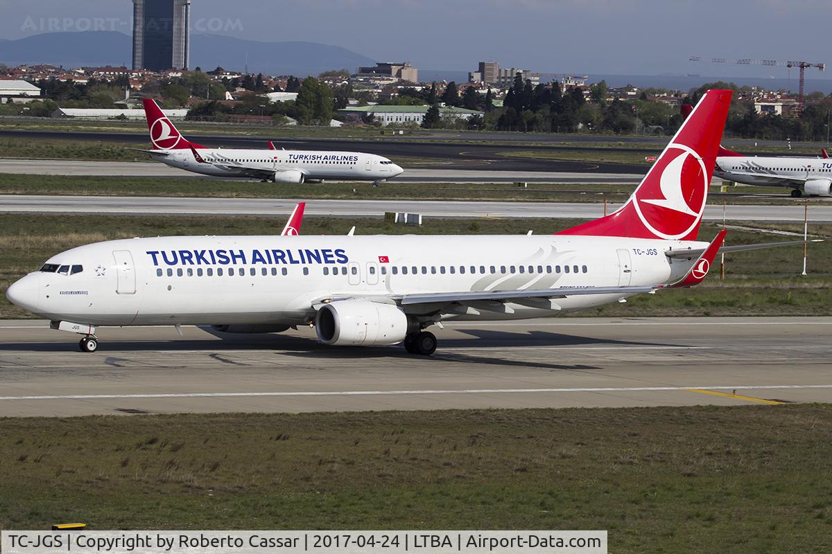 TC-JGS, 2006 Boeing 737-8F2 C/N 34416, Istanbul Ataturk