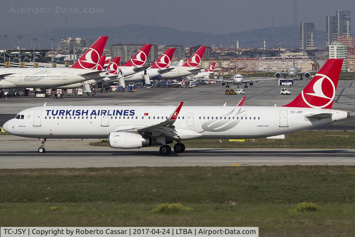 TC-JSY, 2015 Airbus A321-231 C/N 6758, Istanbul Ataturk