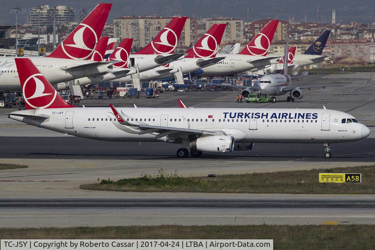TC-JSY, 2015 Airbus A321-231 C/N 6758, Istanbul Ataturk