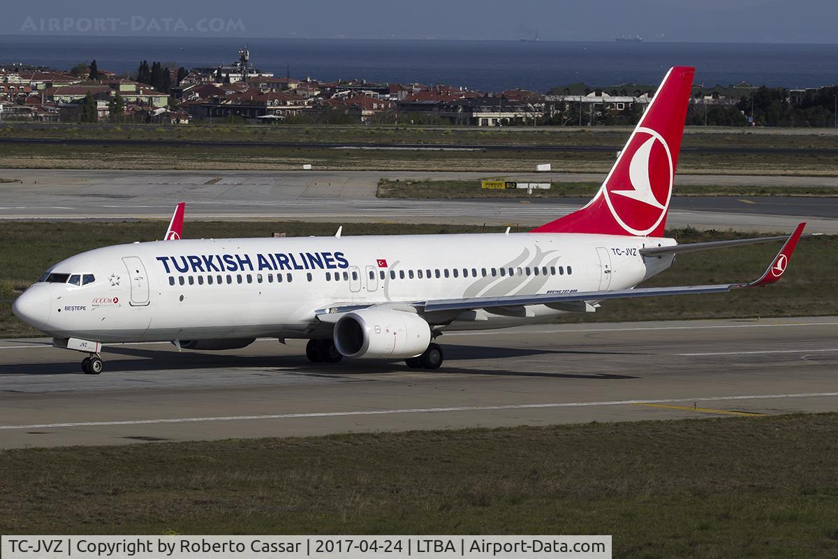 TC-JVZ, 2016 Boeing 737-8F2 C/N 60025, Istanbul Ataturk