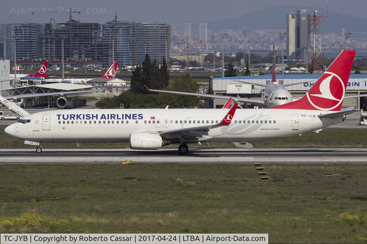TC-JYB, 2011 Boeing 737-9F2/ER C/N 40974, Istanbul Ataturk