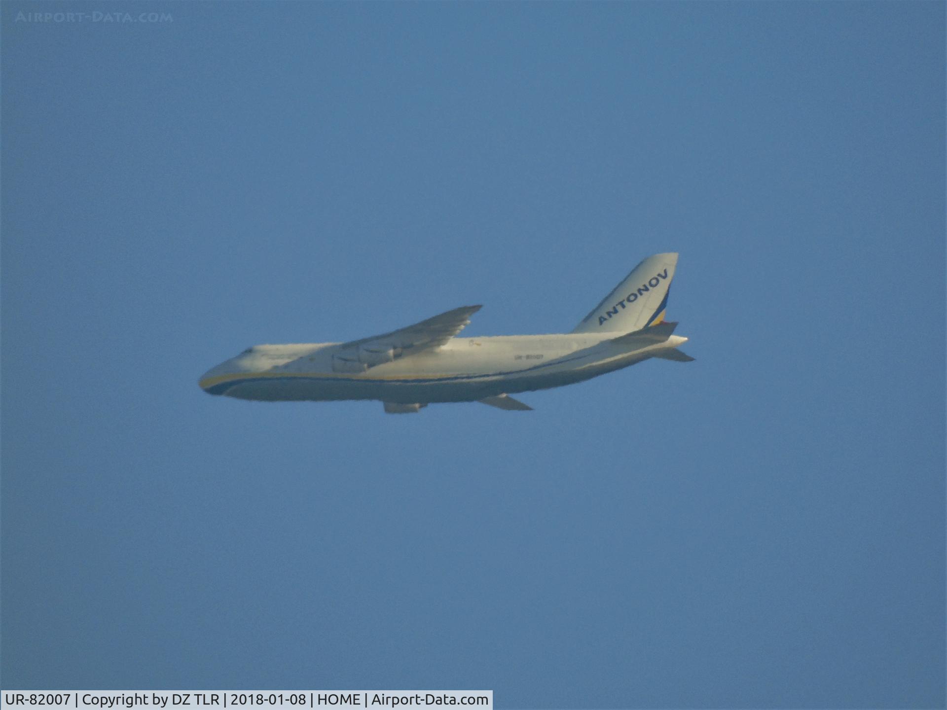UR-82007, 1988 Antonov An-124-100 Ruslan C/N 19530501005, ADB2354 UR-82007 GIVING ME A FLYPAST AT MY HOME ATC 
MAN EGCC TO ARN ESSA