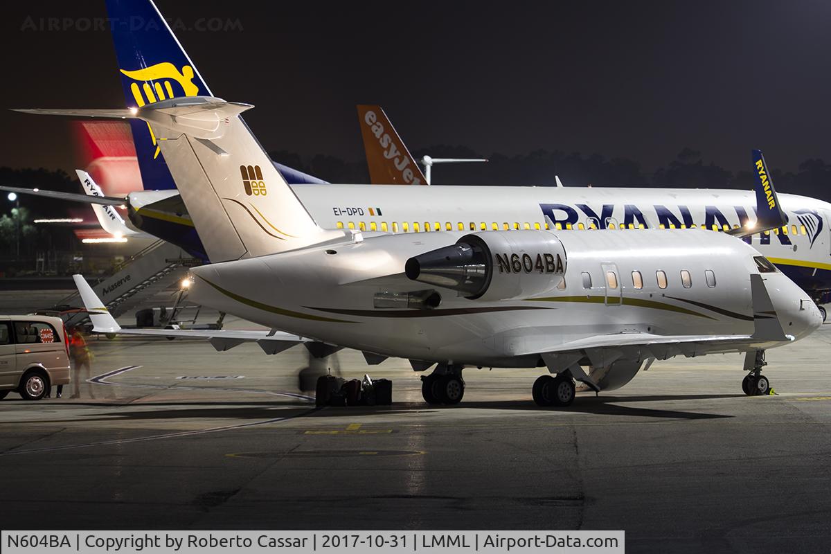 N604BA, 2000 Bombardier Challenger 604 (CL-600-2B16) C/N 5476, Park 9