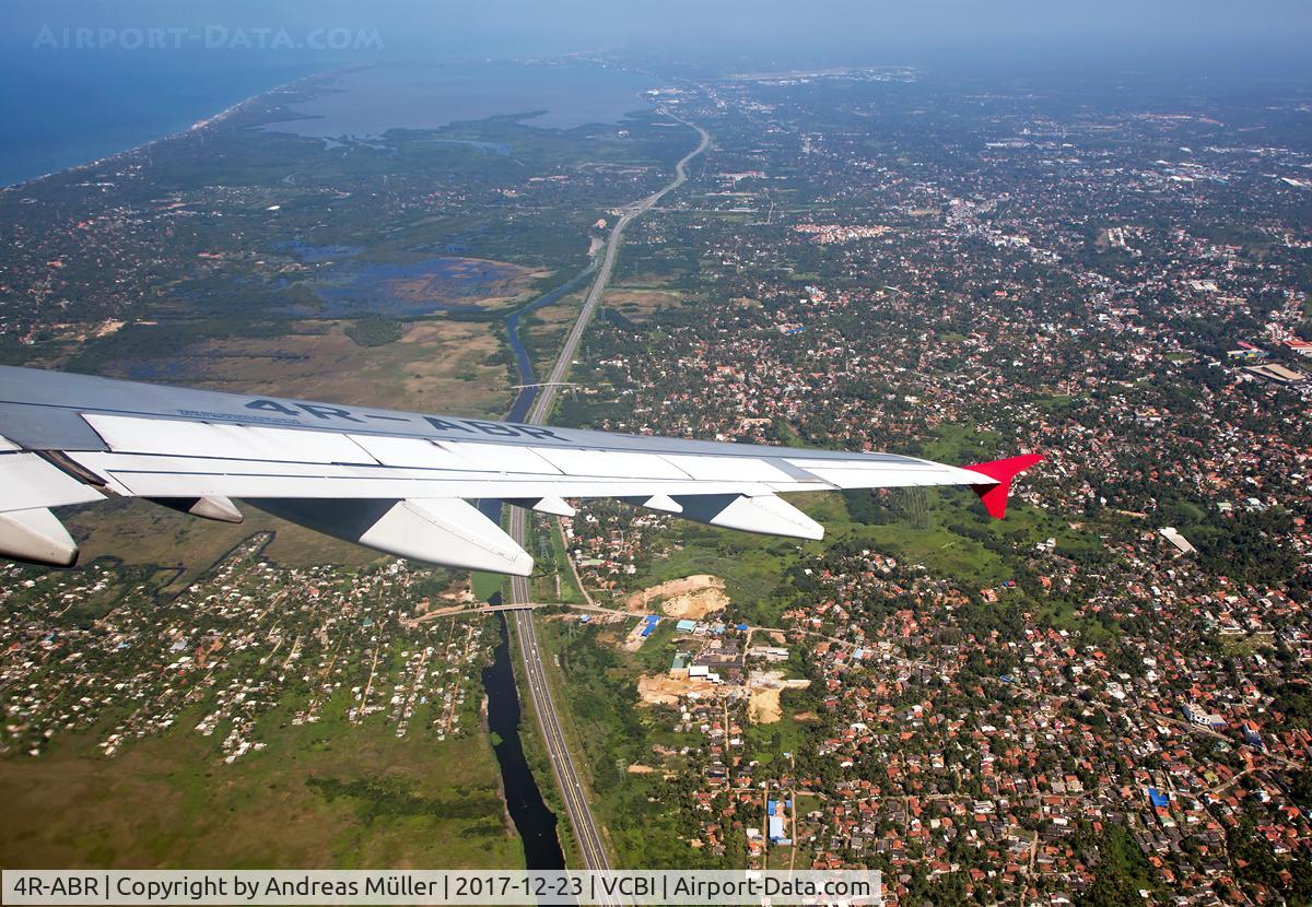 4R-ABR, 2008 Airbus A321-231 C/N 3636, Right turn into CMB.