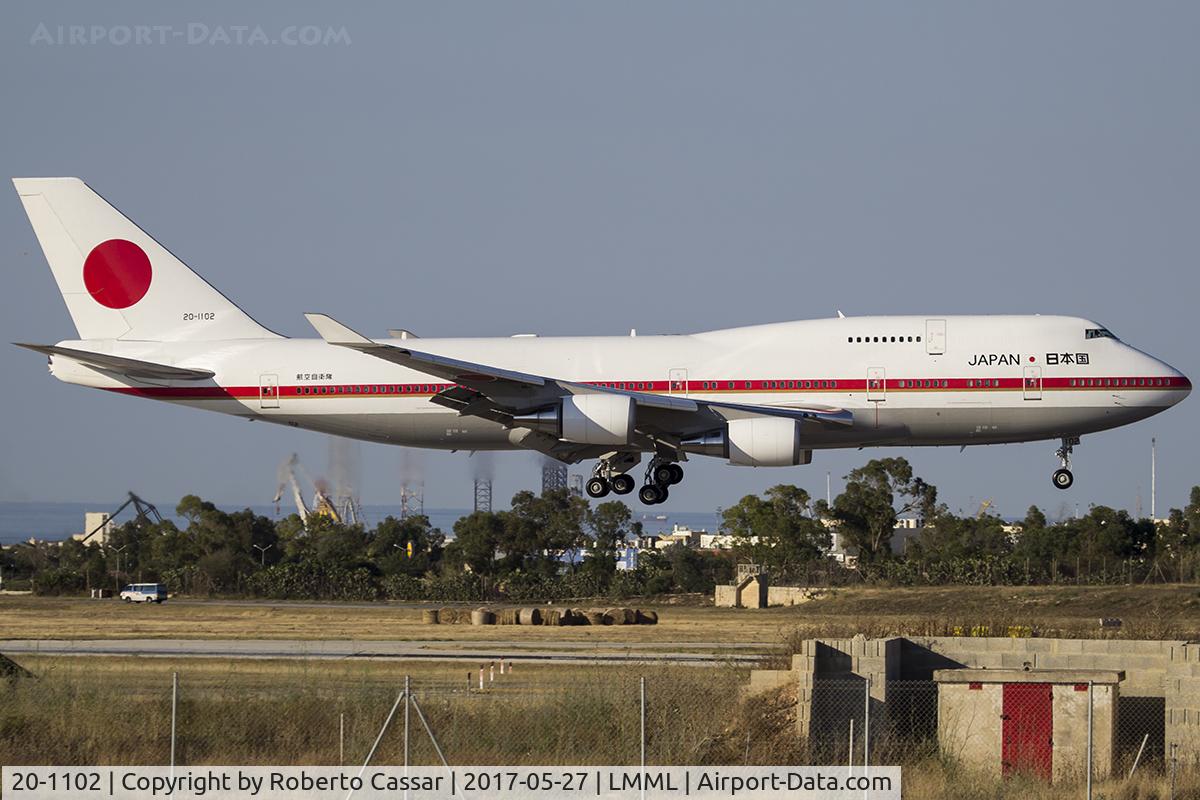 20-1102, 1991 Boeing 747-47C C/N 24731/0839, Runway 13