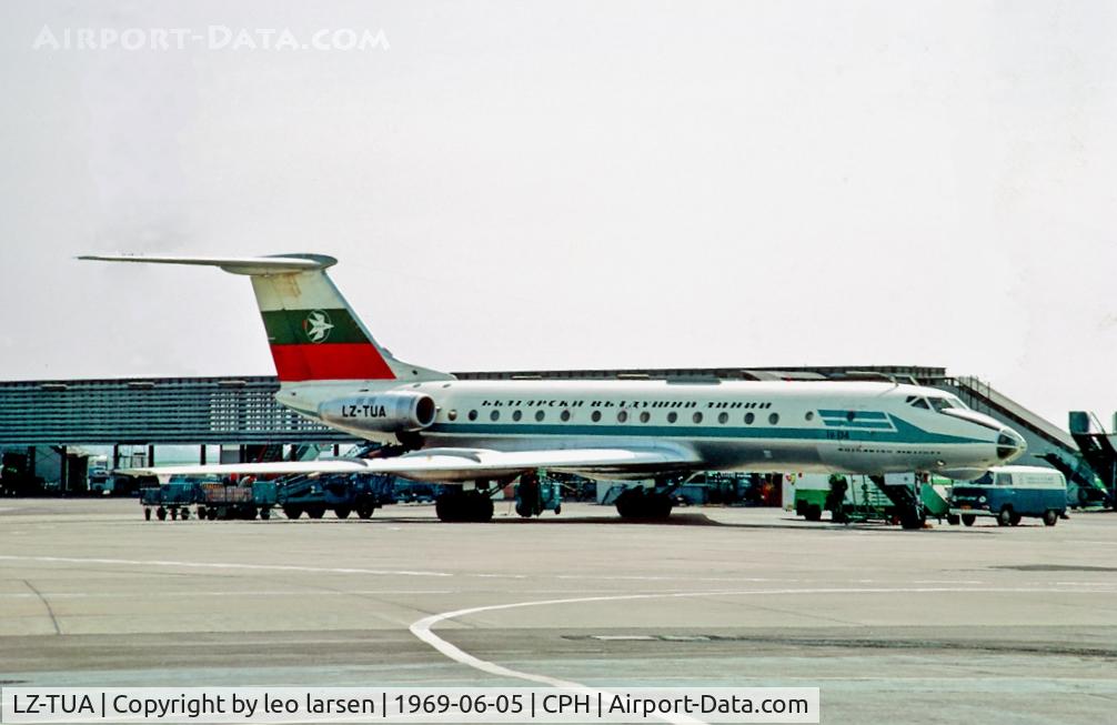 LZ-TUA, 1968 Tupolev Tu-134 C/N 8350405, Copenhagen 5.6.1968