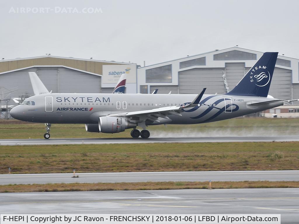 F-HEPI, 2017 Airbus A320-214 C/N 7713, Air France (Skyteam Livery) 7622 from Paris CDG