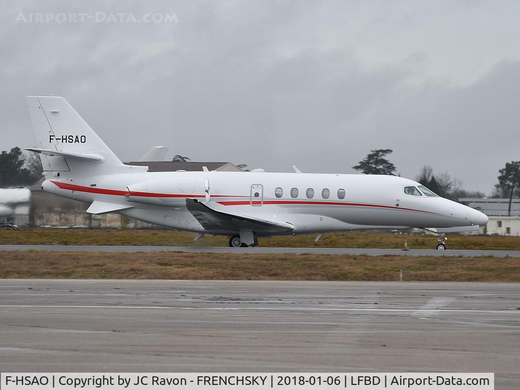 F-HSAO, 2017 Cessna 680A Citation Latitude C/N 680A-0075, IXAIR