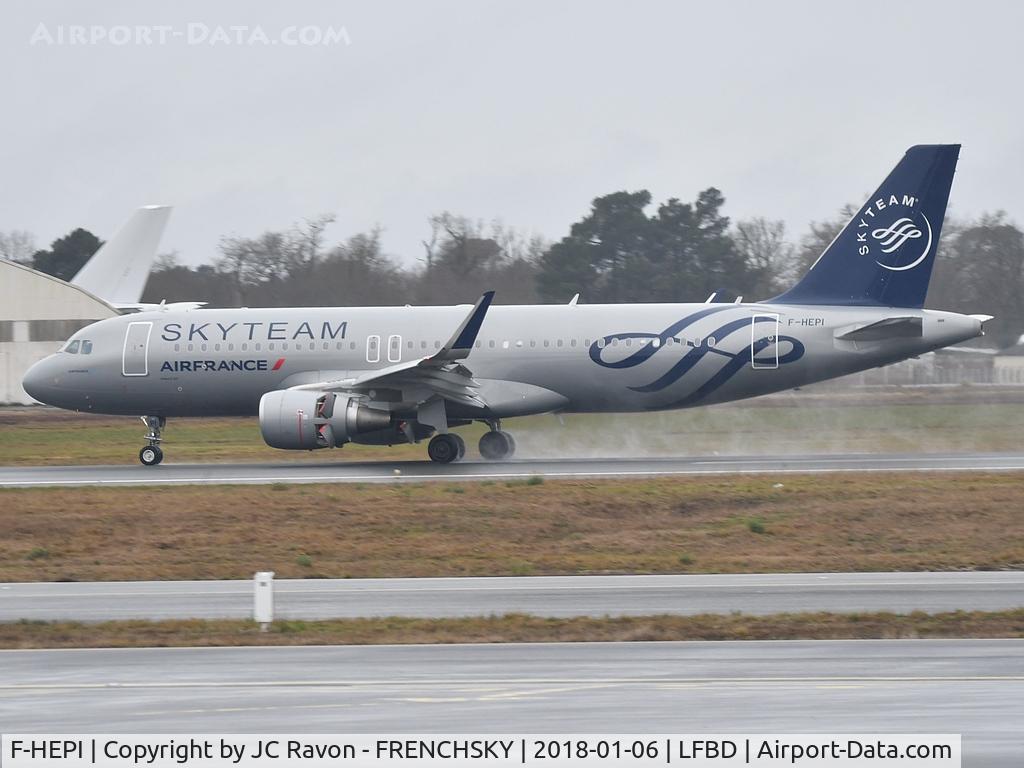 F-HEPI, 2017 Airbus A320-214 C/N 7713, Air France (Skyteam Livery) 7622 from Paris CDG