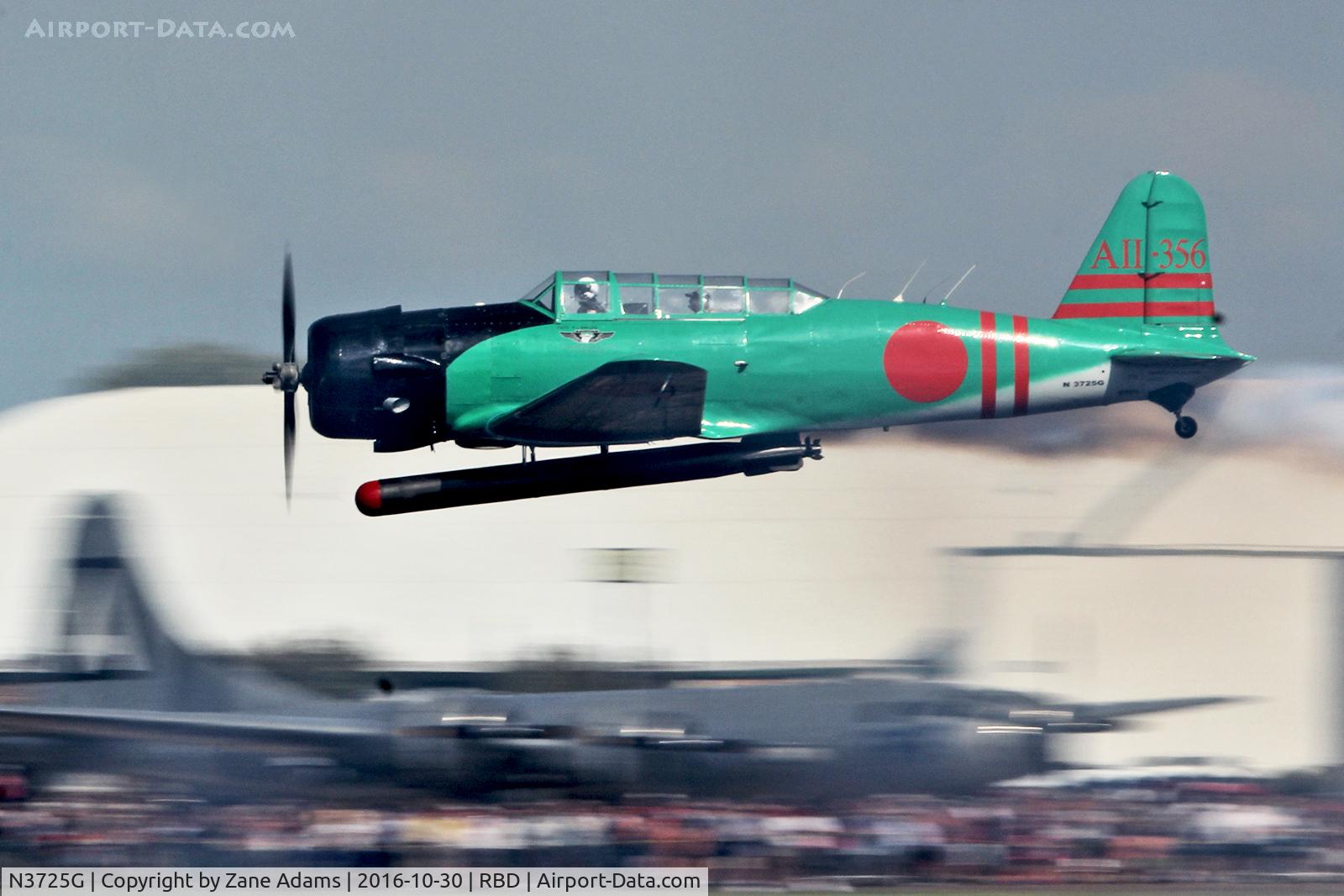 N3725G, 1944 North American SNJ-5 Texan Texan C/N 84875, At the 2016 Wings Over Dallas Airshow Tora Tora Tora