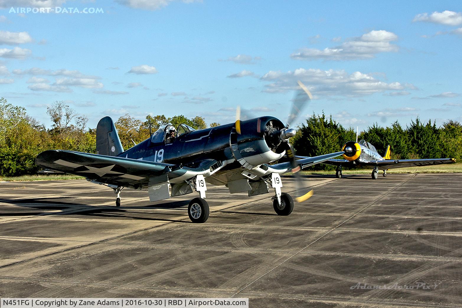 N451FG, 1945 Goodyear FG-1D Corsair C/N 3660, At the 2016 Wings Over Dallas Airshow