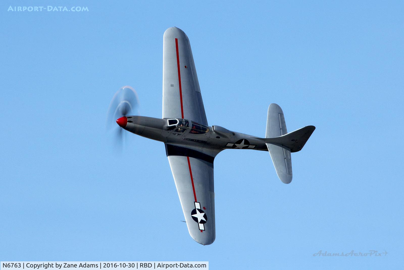 N6763, 1946 Bell P-63F Kingcobra C/N 296E1-1R, At the 2016 Wings Over Dallas Airshow