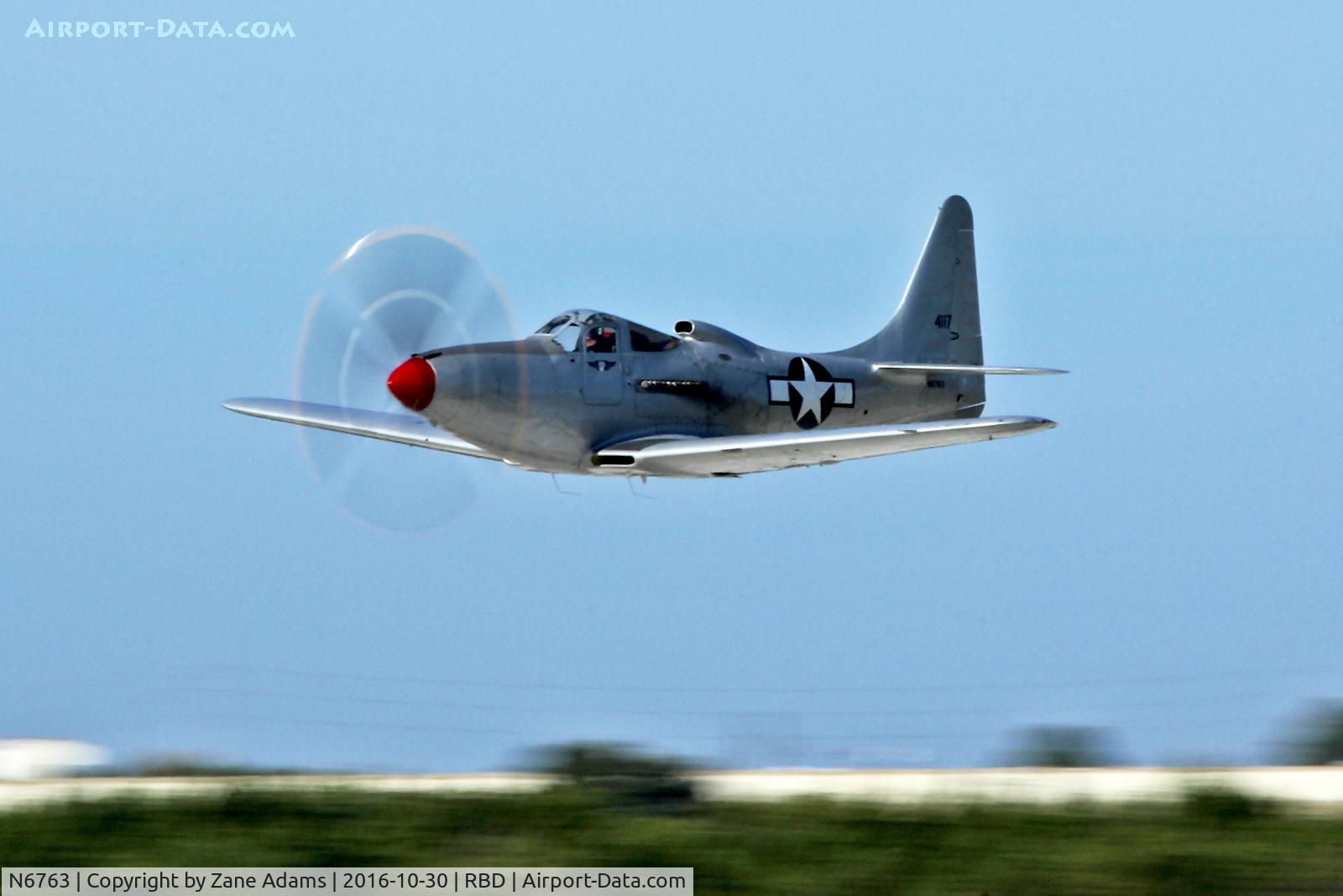 N6763, 1946 Bell P-63F Kingcobra C/N 296E1-1R, At the 2016 Wings Over Dallas Airshow