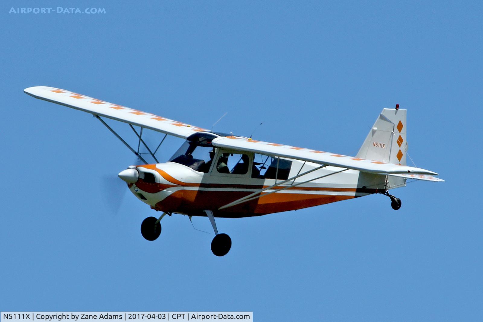 N5111X, 1969 Champion 7ECA Citabria C/N 664, At Cleburne Municipal