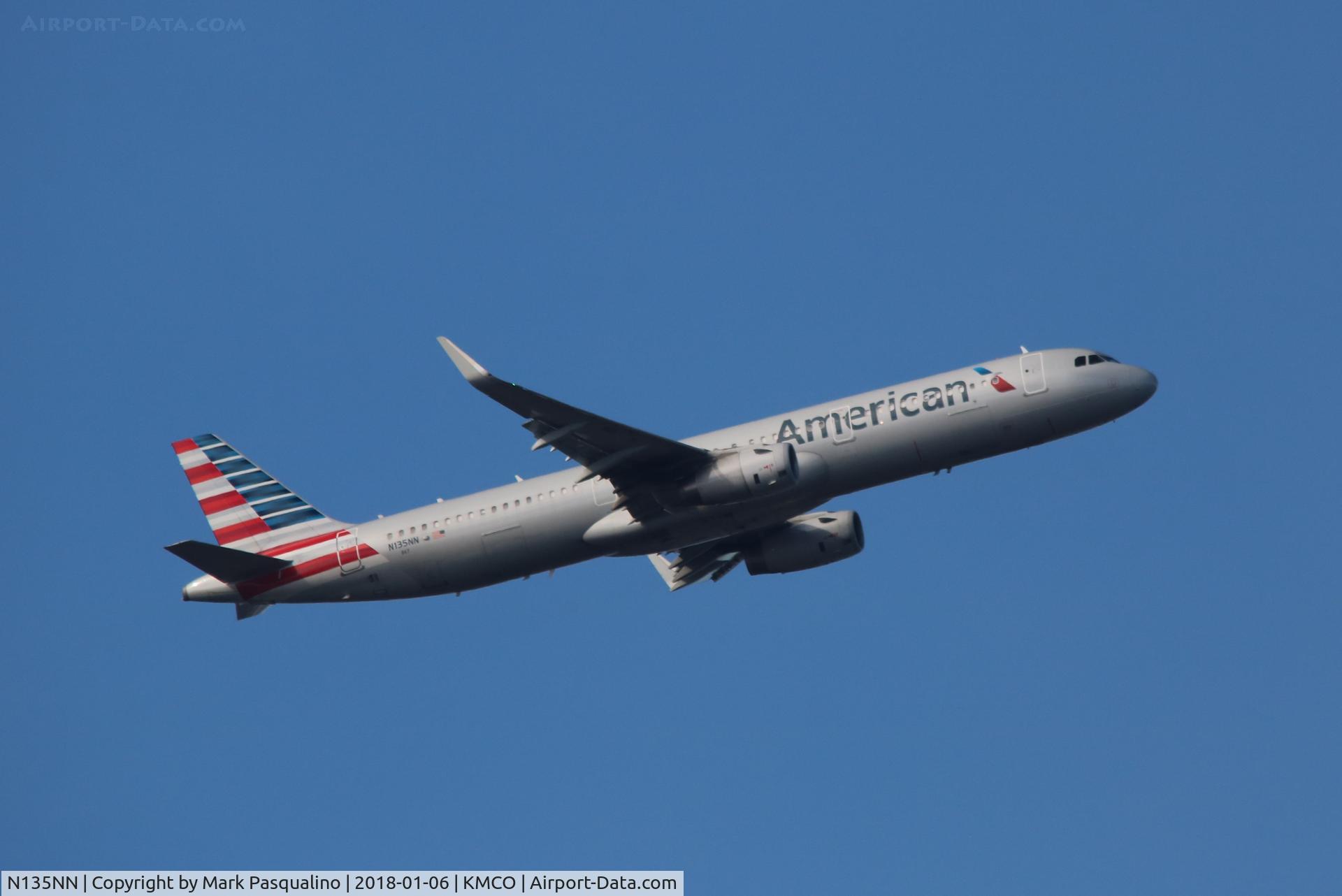N135NN, 2015 Airbus A321-231 C/N 6520, Airbus A321