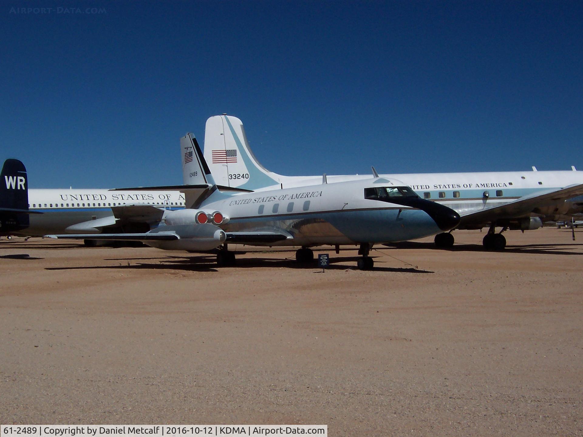 61-2489, 1961 Lockheed VC-140B-LM Jetstar C/N 1329-5022, Pima Air & Space Museum