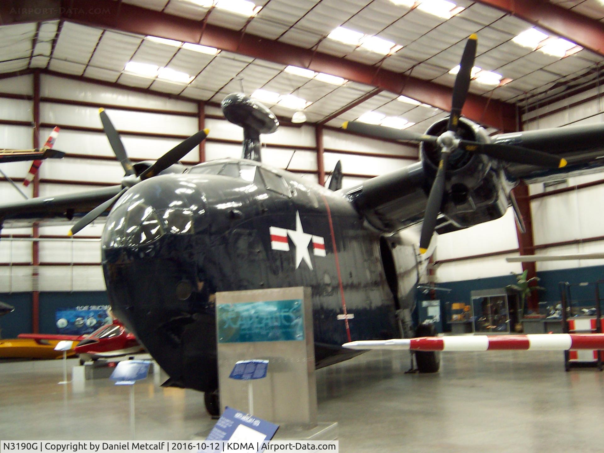 N3190G, 1944 Martin PBM-5A C/N 122071/162, Pima Air & Space Museum