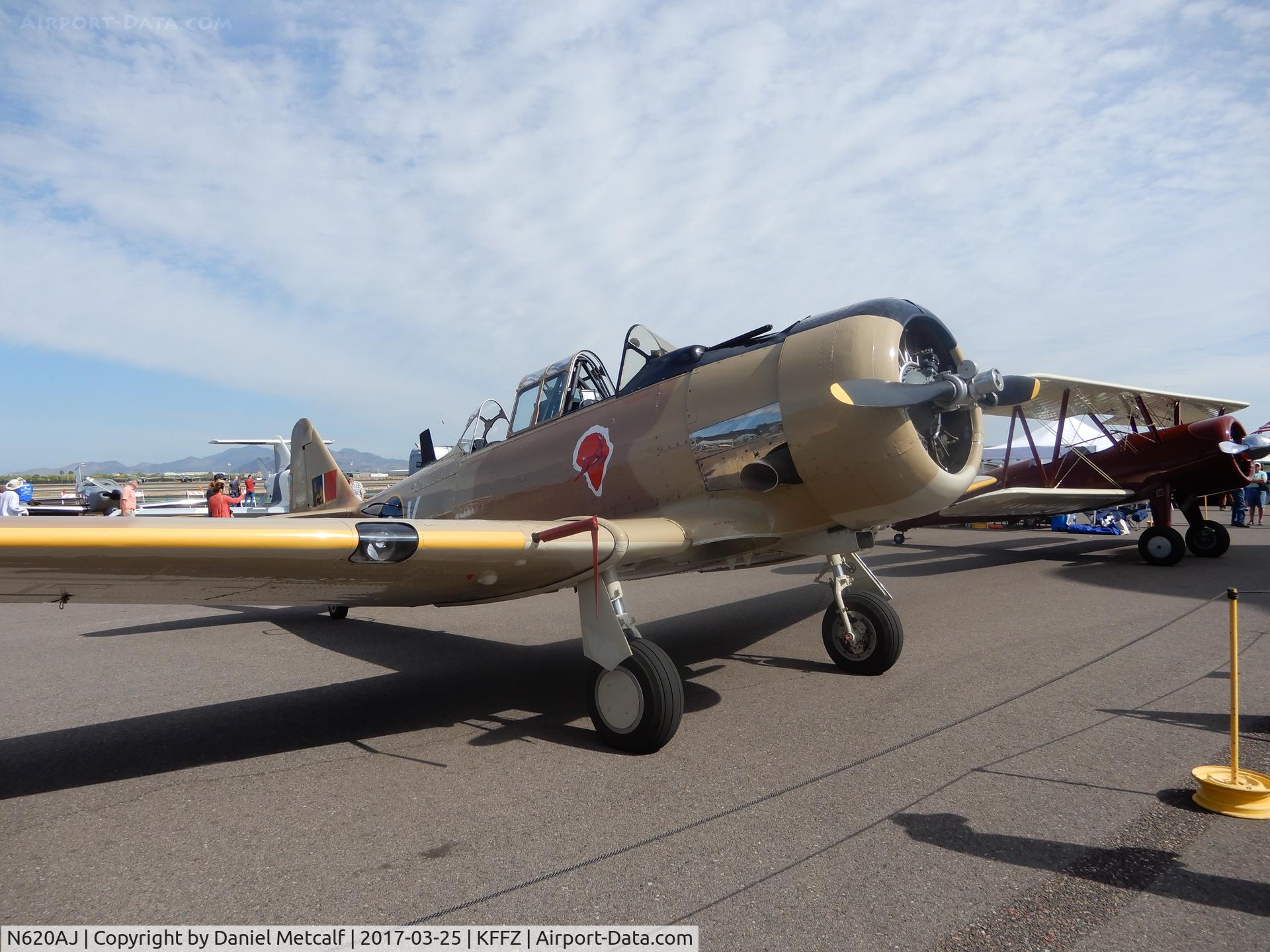 N620AJ, 1944 North American AT-6C Texan C/N 88-14161, Falcon Field Municipal Airport Open House 2017