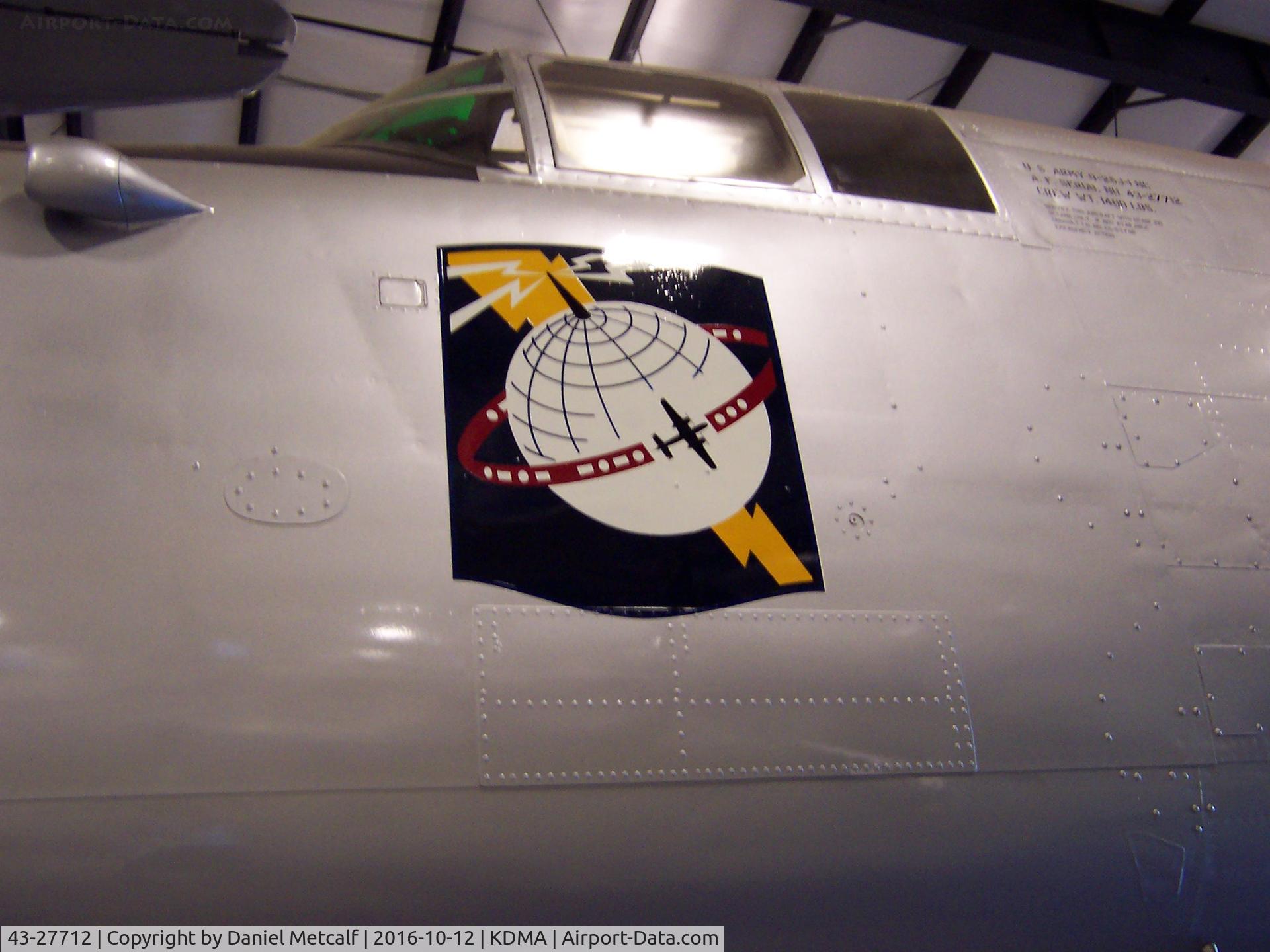 43-27712, North American TB-25N Mitchell C/N 108-34725, Nose Art