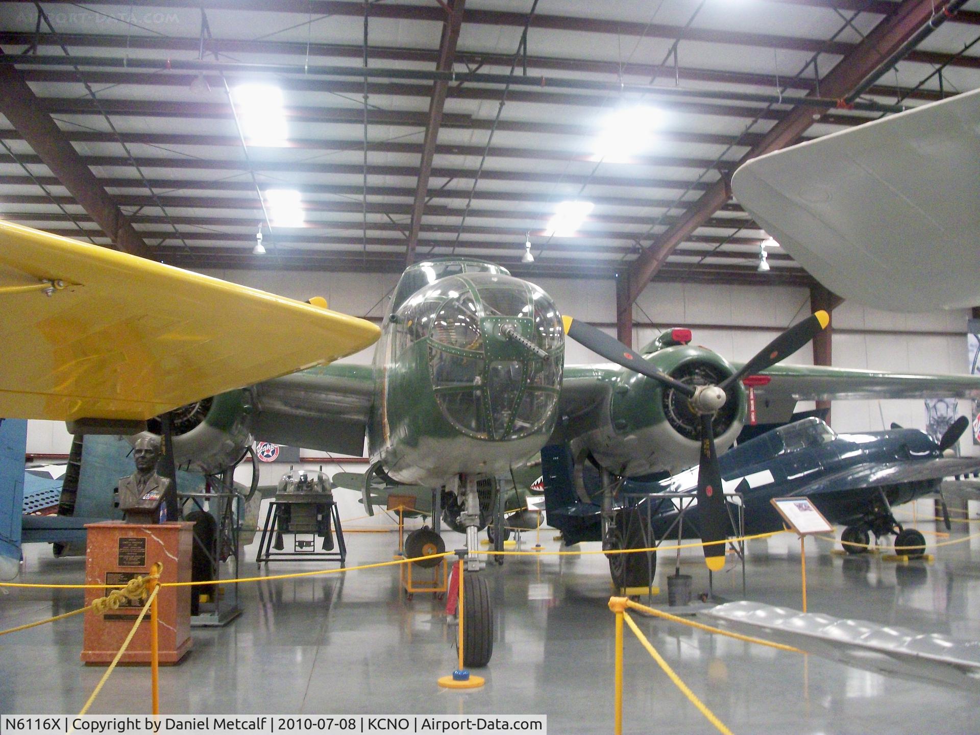 N6116X, 1944 North American TB-25J Mitchell C/N 108-47545, Yanks Air Museum
