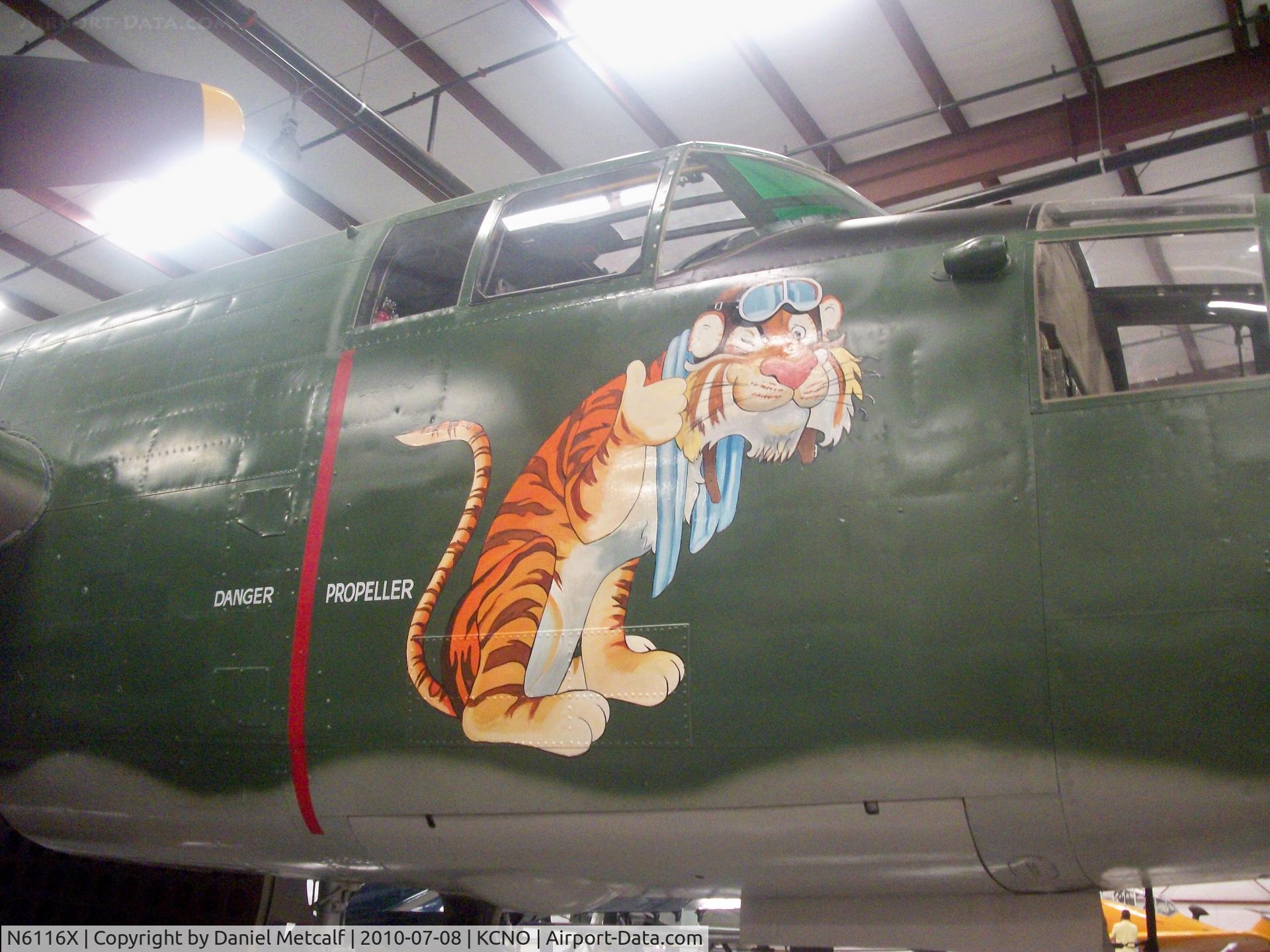 N6116X, 1944 North American TB-25J Mitchell C/N 108-47545, Nose Art