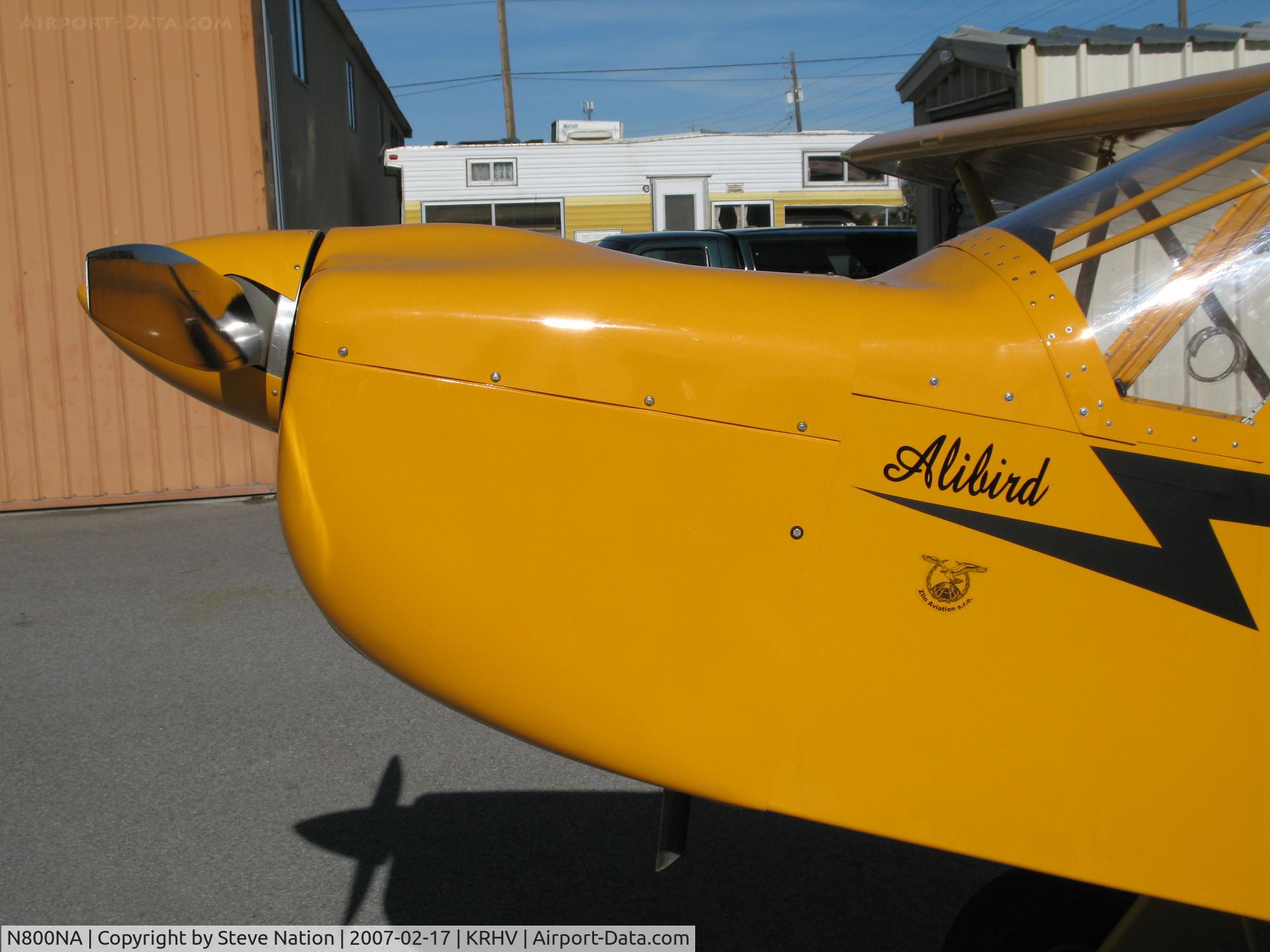 N800NA, 2004 Zlin Savage Classic C/N 0063, Close-Up nose with 
