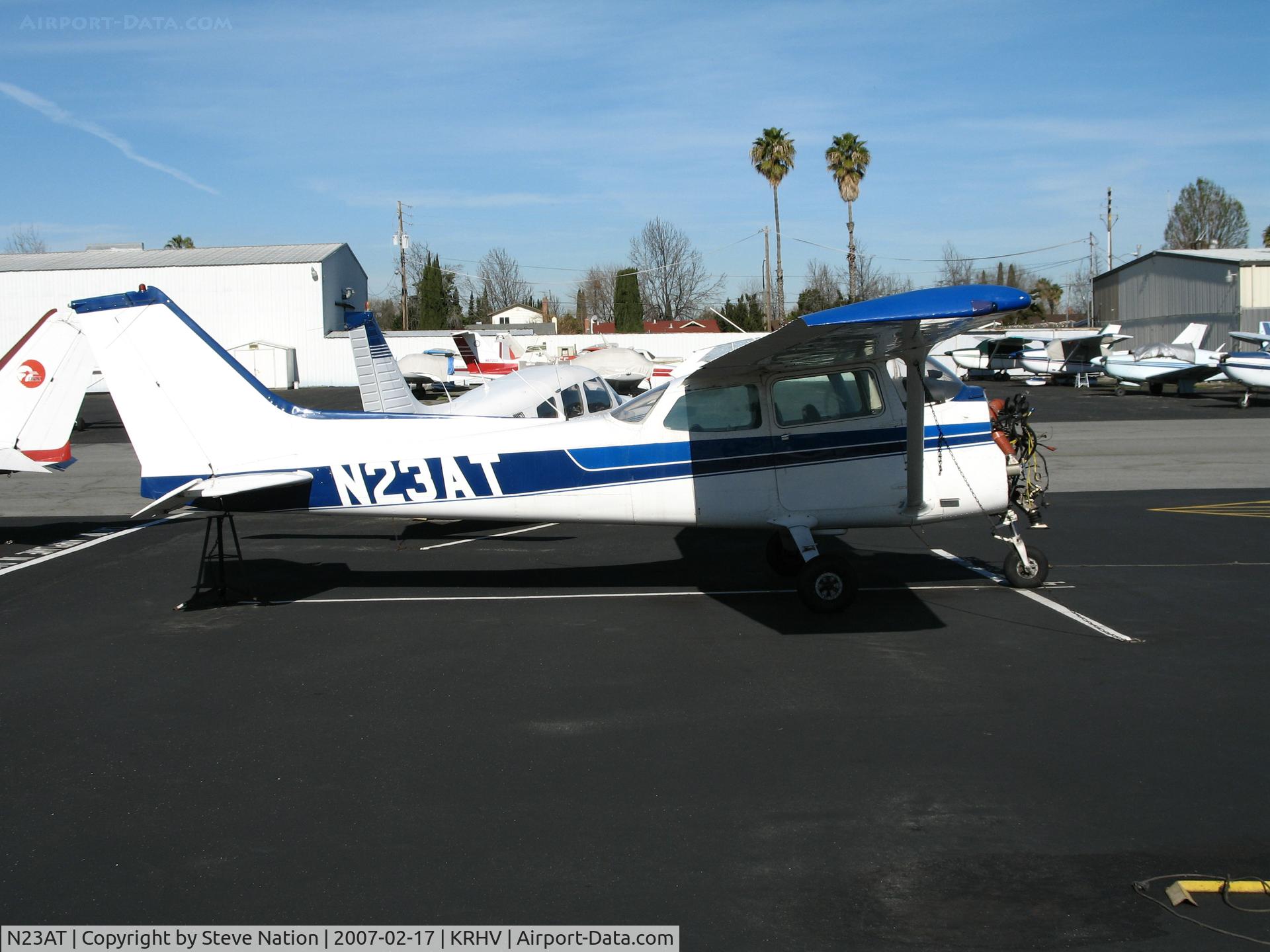 N23AT, 1978 Cessna 172N C/N 17270997, Nice Air 1978 Cessna 172N Skyhawk minus engine @ Reid-Hillview Airport (San Jose), CA home base