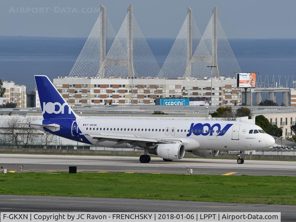 F-GKXN, 2006 Airbus A320-214 C/N 3008, JOON from Paris CDG
