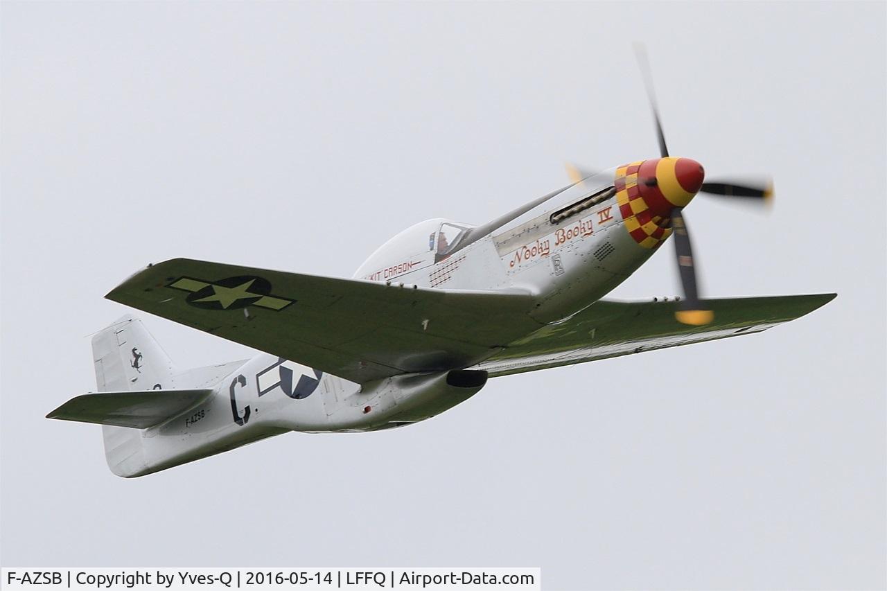 F-AZSB, 1944 North American P-51D Mustang C/N 122-40967, North American P-51D Mustang, On display, La Ferté-Alais (LFFQ) Air show 2016