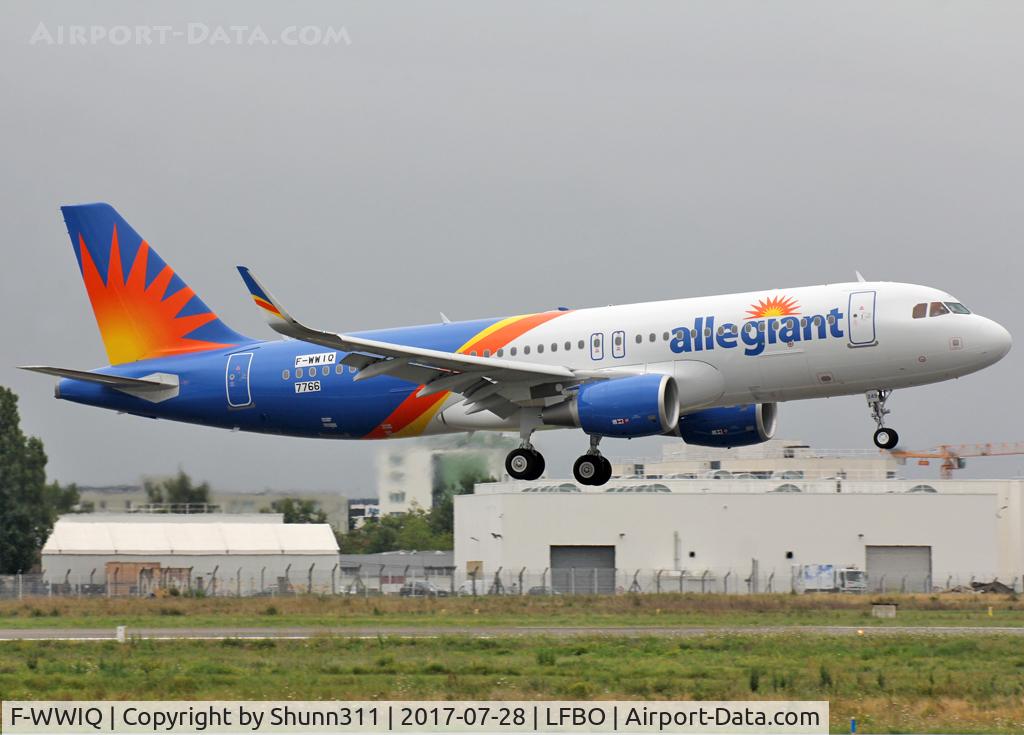 F-WWIQ, 2017 Airbus A320-214 C/N 7766, C/n 7766 - To be N249NV